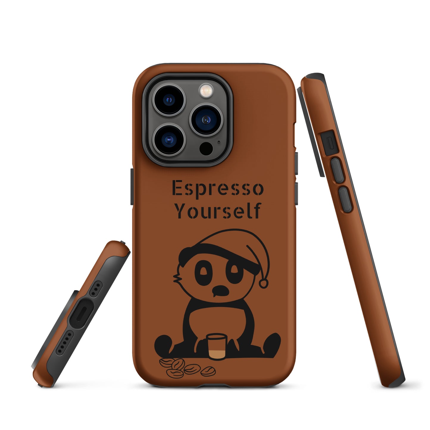 Tough Case for iPhone® - Espresso Yourself - Brown