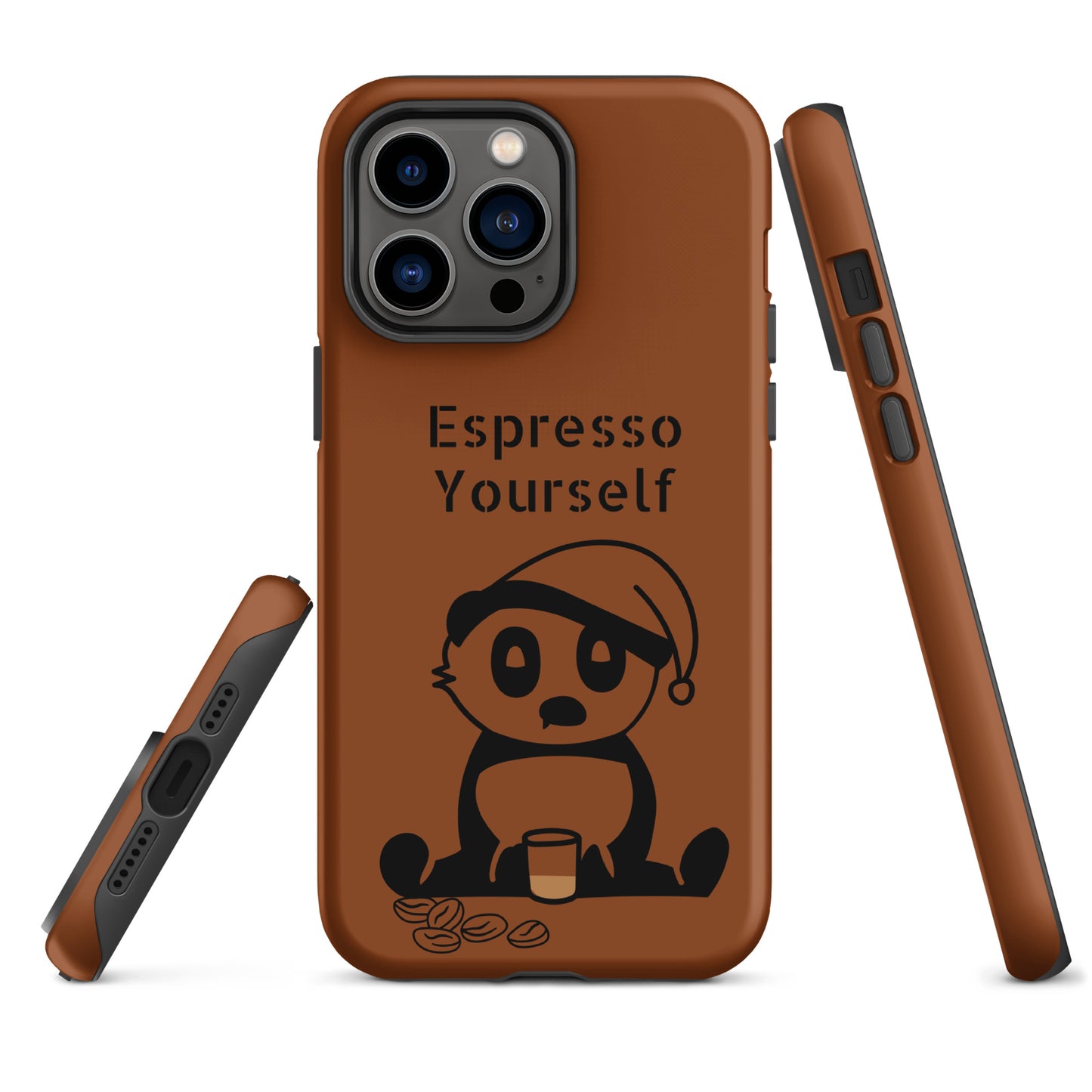 Tough Case for iPhone® - Espresso Yourself - Brown