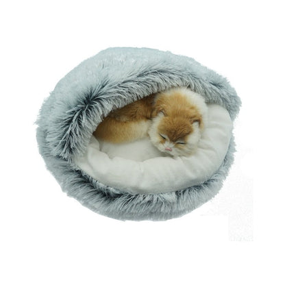 2 In 1 Long Plush Pet Bed