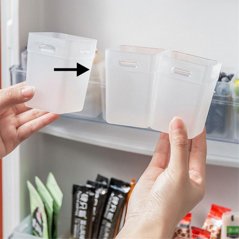 2Pcs Refrigerator Organizer Storage Bins
