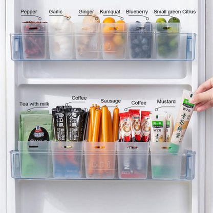 2Pcs Refrigerator Organizer Storage Bins