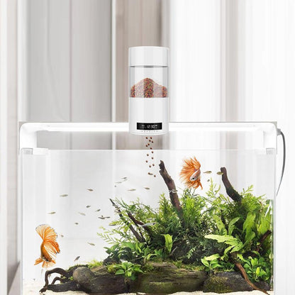 Auto Fish Feeder Tank Aquarium Dispenser Schedule