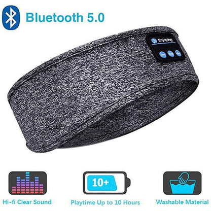 Bluetooth Headphones Soft Elastic Eye Mask - Sleep Comfortably