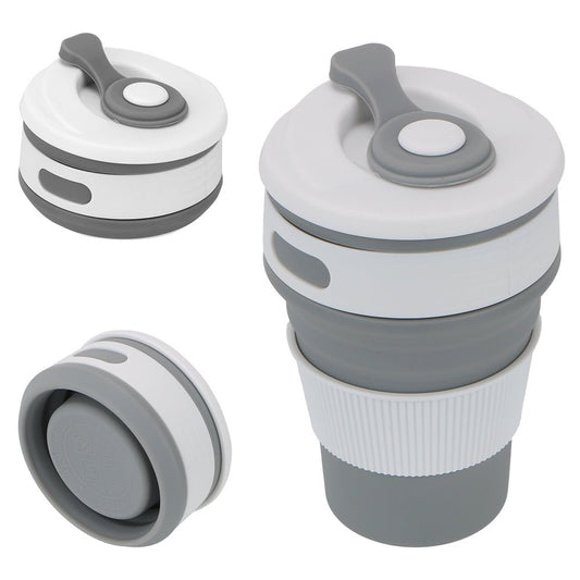 Collapsible Silicone Cup BPA Free, Leak-proof Compact Mug