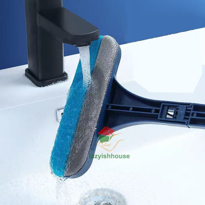 Double-sided Telescopic Rod Window Cleaner - Icespheric