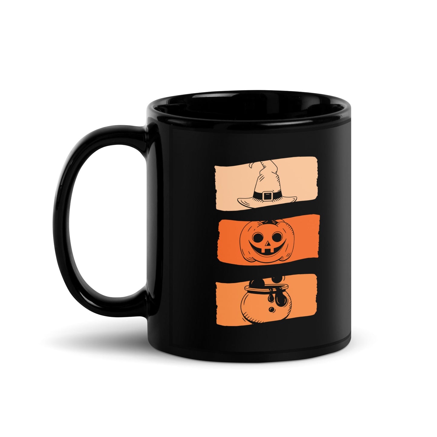 Halloween Black Glossy Coffee Mug