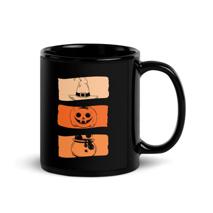 Halloween Black Glossy Coffee Mug