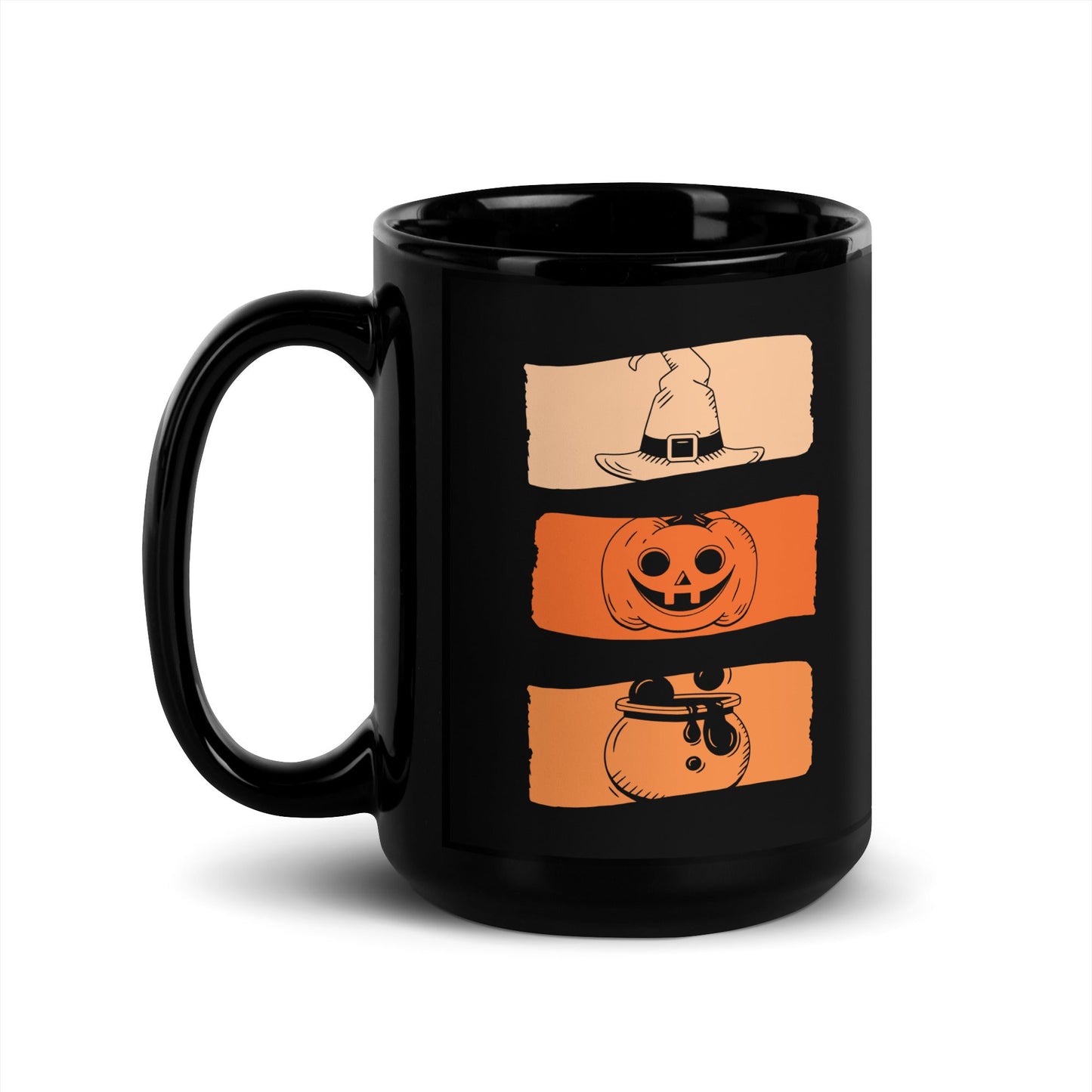 Halloween Black Glossy Coffee Mug