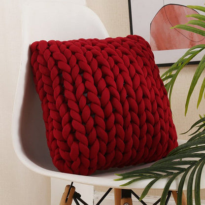 Handmade Square Modern Wool Pillow