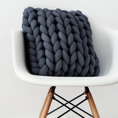 Handmade Square Modern Wool Pillow