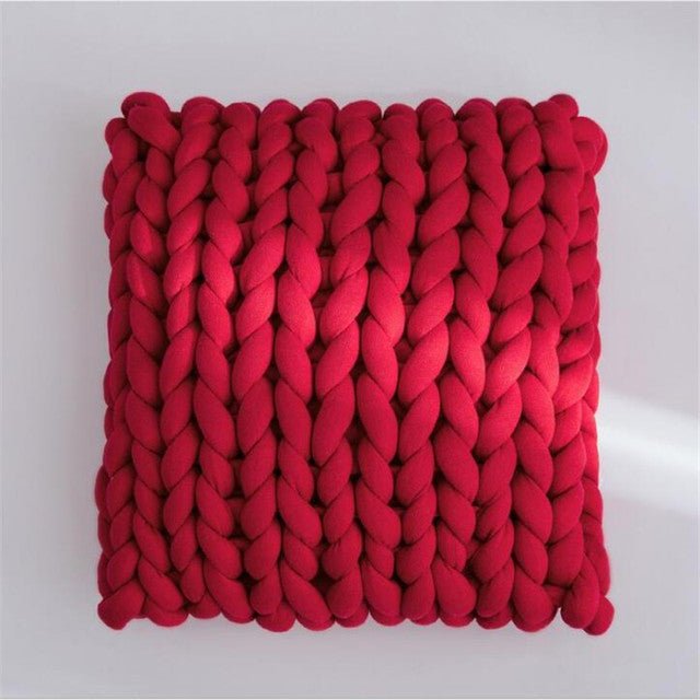 Handmade Square Modern Wool Pillow