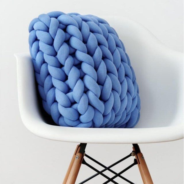 Handmade Square Modern Wool Pillow