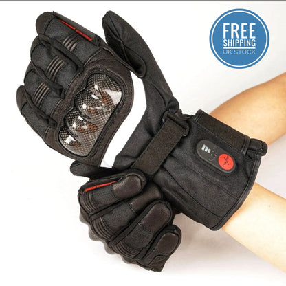 IcePro3 Heated Motorcycle Gloves |Shockproof|Winter| CE, FCC, PSE Certified - Icespheric