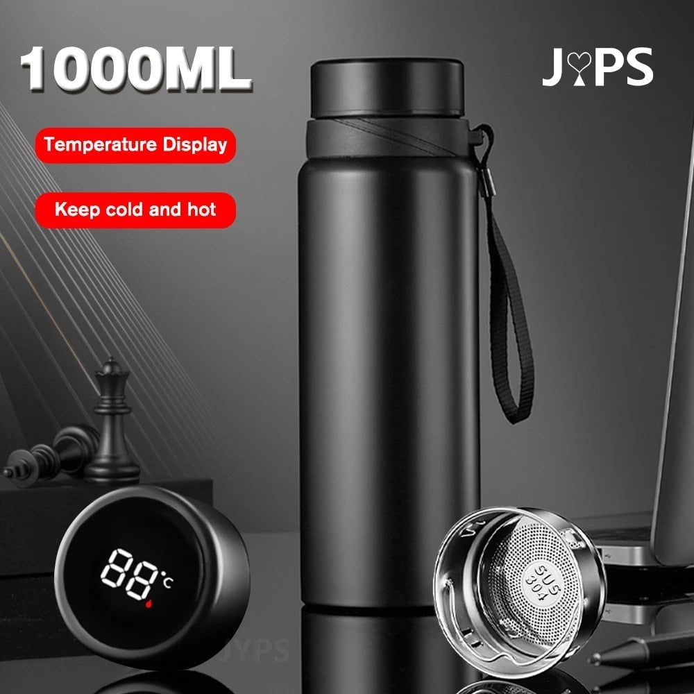 IceSmart Stainless Steel Thermos Bottle W/ Temperature Display