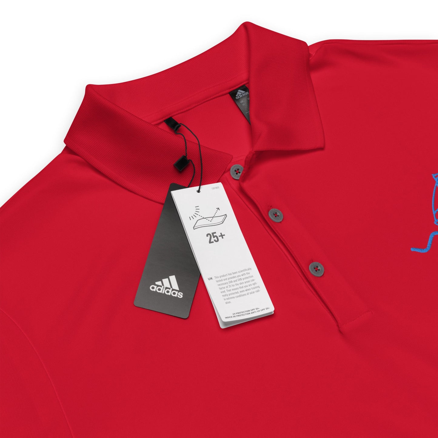 Icespheric Adidas Recycled Polyester Polo Shirt with UPF Protection