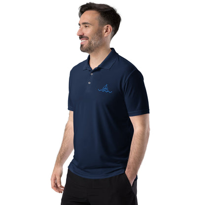 Icespheric Adidas Recycled Polyester Polo Shirt with UPF Protection