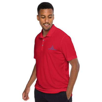 Icespheric Adidas Recycled Polyester Polo Shirt with UPF Protection