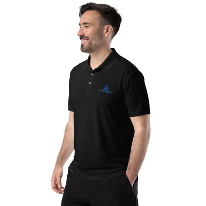 Icespheric Adidas Recycled Polyester Polo Shirt with UPF Protection