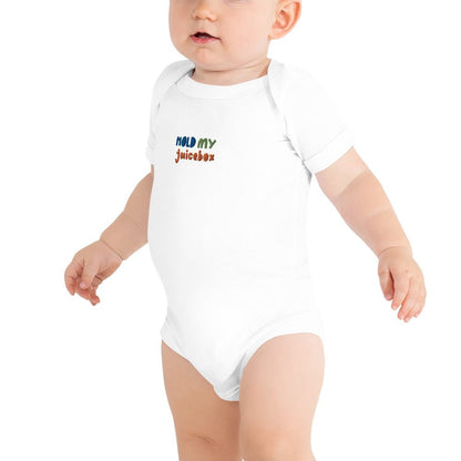 Icespheric Hold my juice Baby short sleeve one piece bodysuit