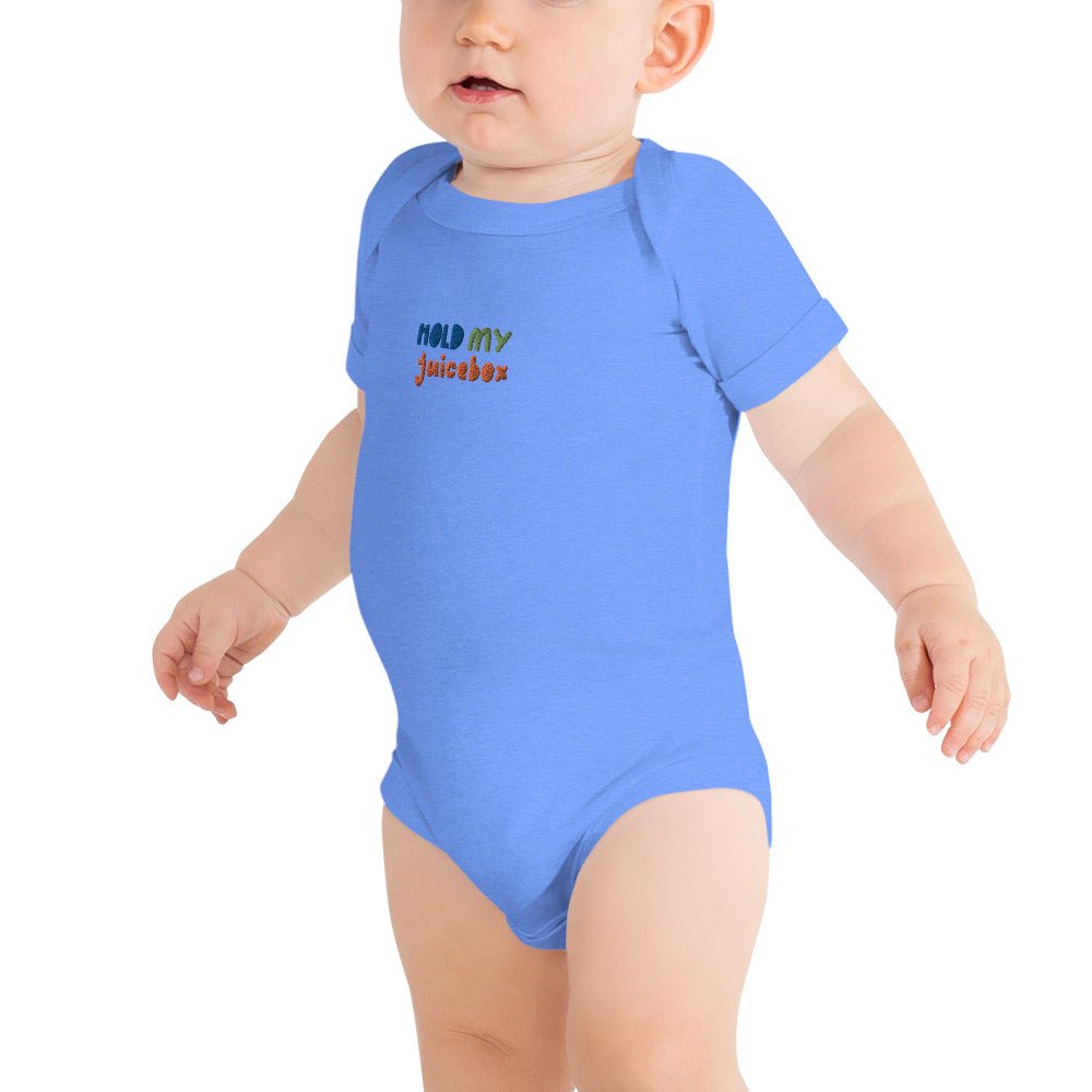 Icespheric Hold my juice Baby short sleeve one piece bodysuit