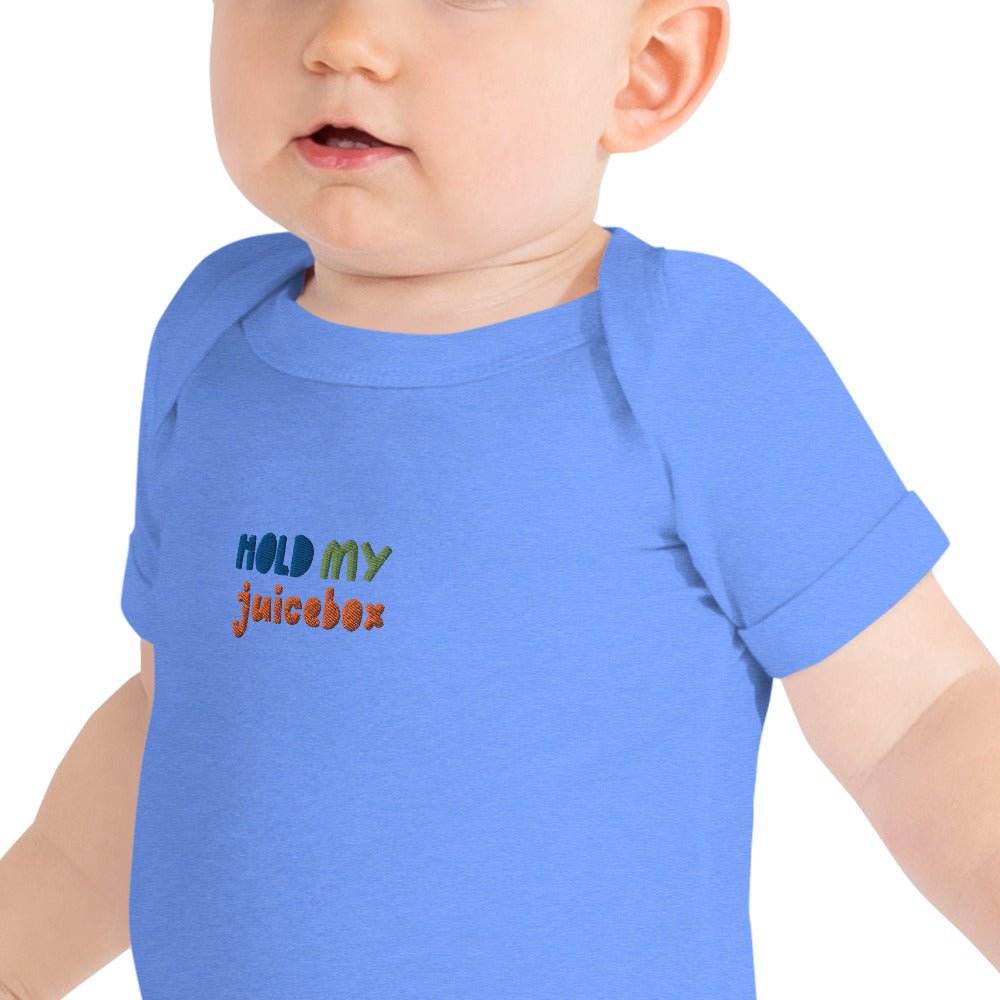 Icespheric Hold my juice Baby short sleeve one piece bodysuit