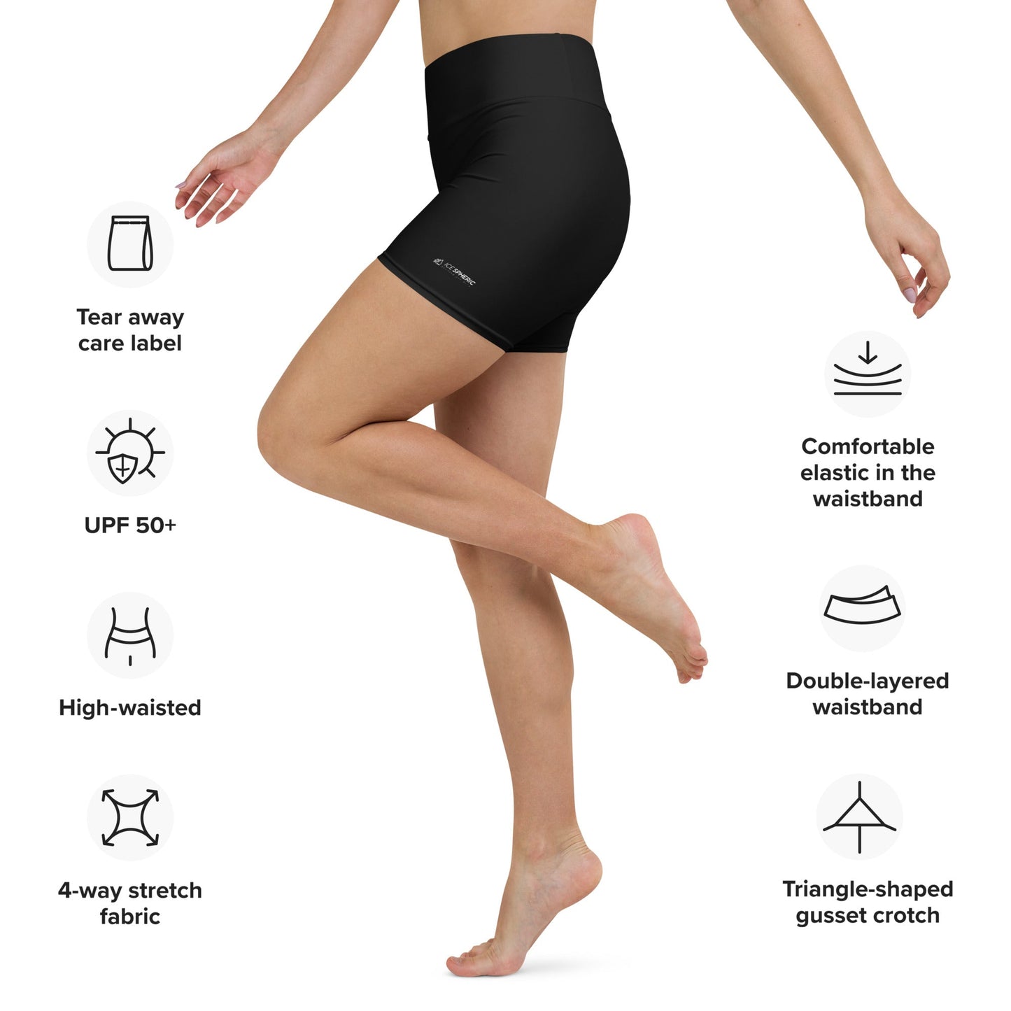 Icespheric Yoga Gym High Waist Shorts