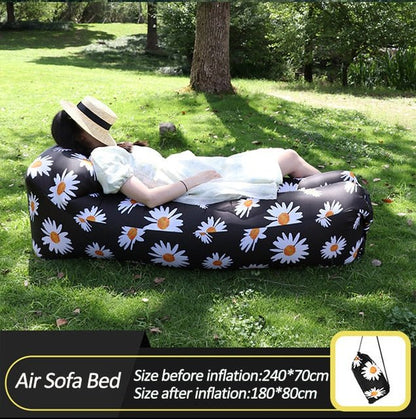 Inflatable Sofa Bed Portable Lounge Bed