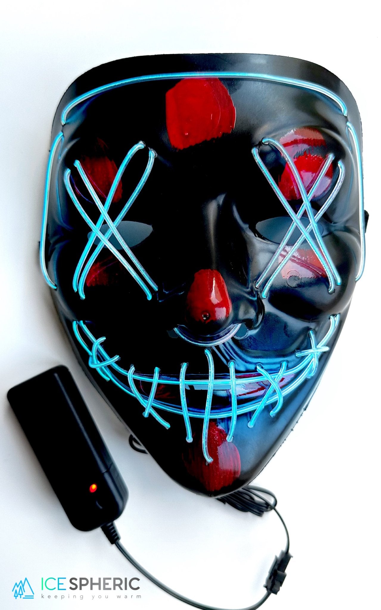 LED The Purge Neon Halloween Mask