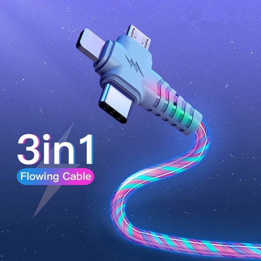 Luminous Lighting 3 In 1 USB Cable