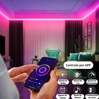 NeonGlow -  WiFi Bluetooth LED Neon Strip Lights