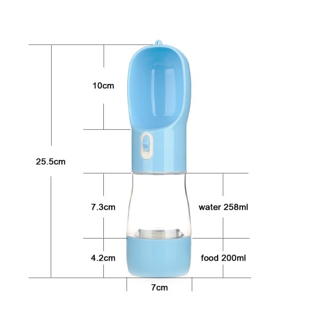 Pet Dog Water Bottle Feeder multi function