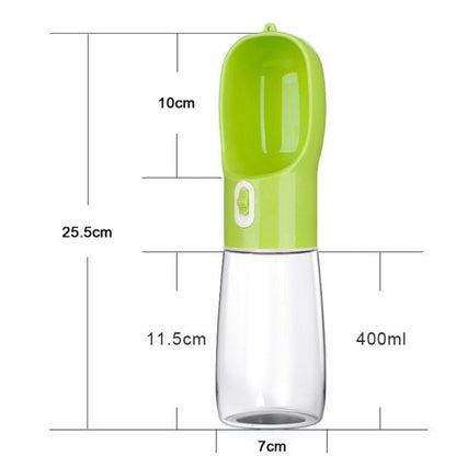 Pet Dog Water Bottle Feeder multi function