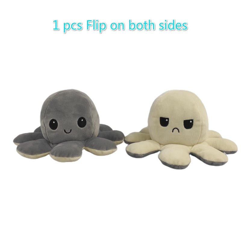 Reversible Flip Octopus Stuffed Plush Toy