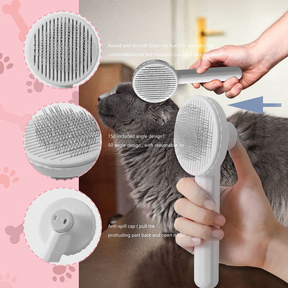 Self-cleaning Pet Hair Removal Brush