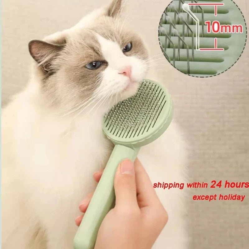 Self-cleaning Pet Hair Removal Brush