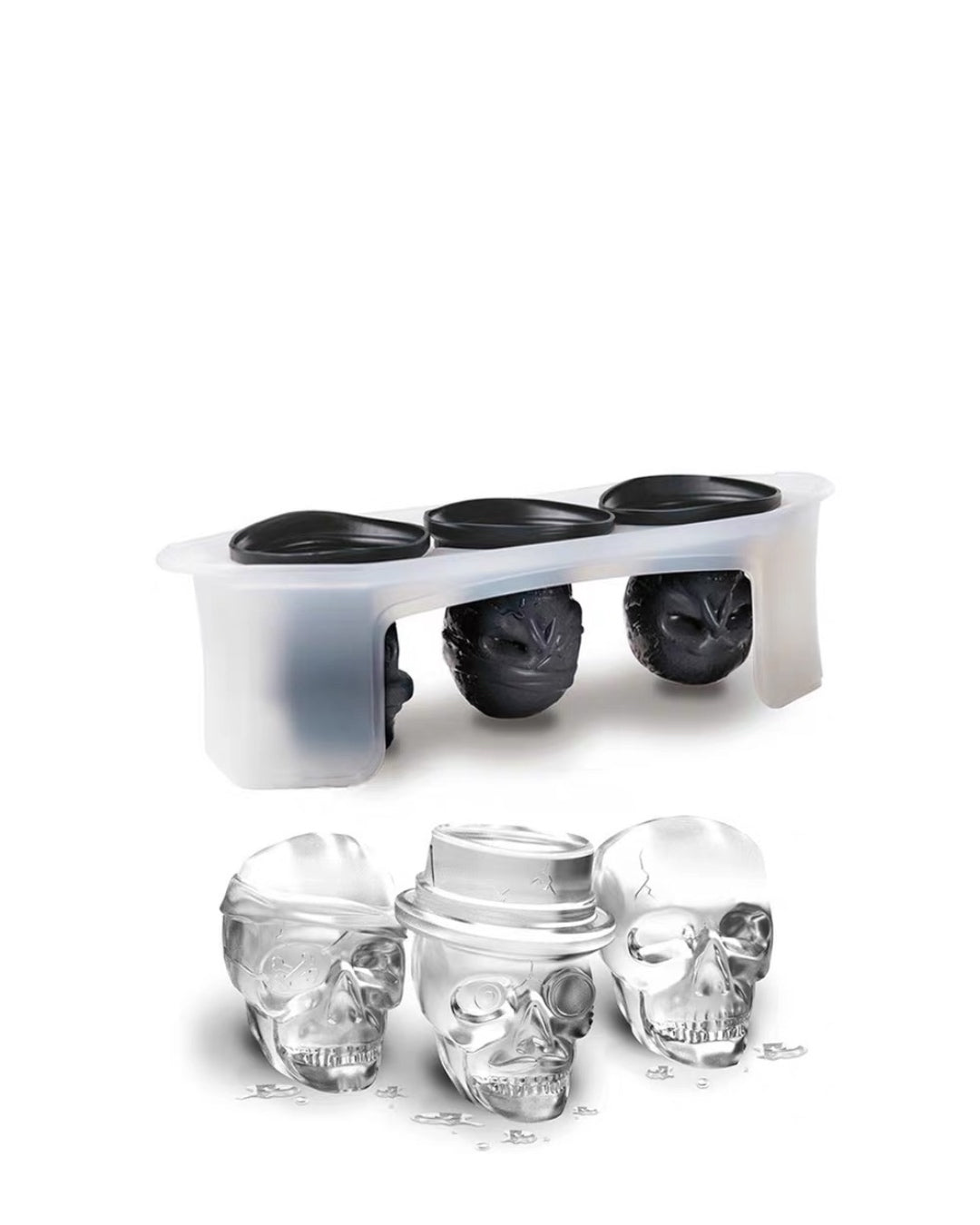 Skull Ice Tray Mold