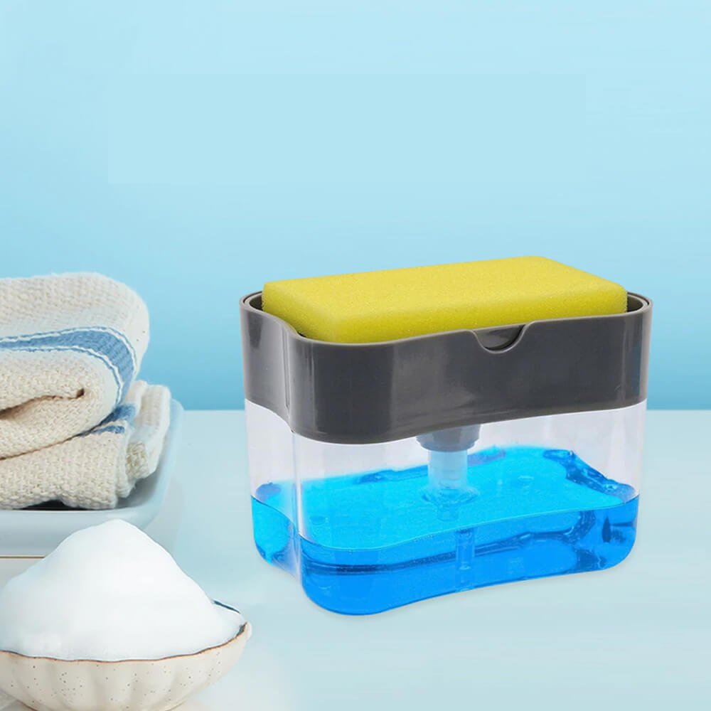 Soap Dispenser and Sponge Caddy