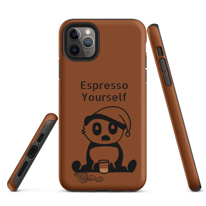 Tough Case for iPhone® - Espresso Yourself - Brown