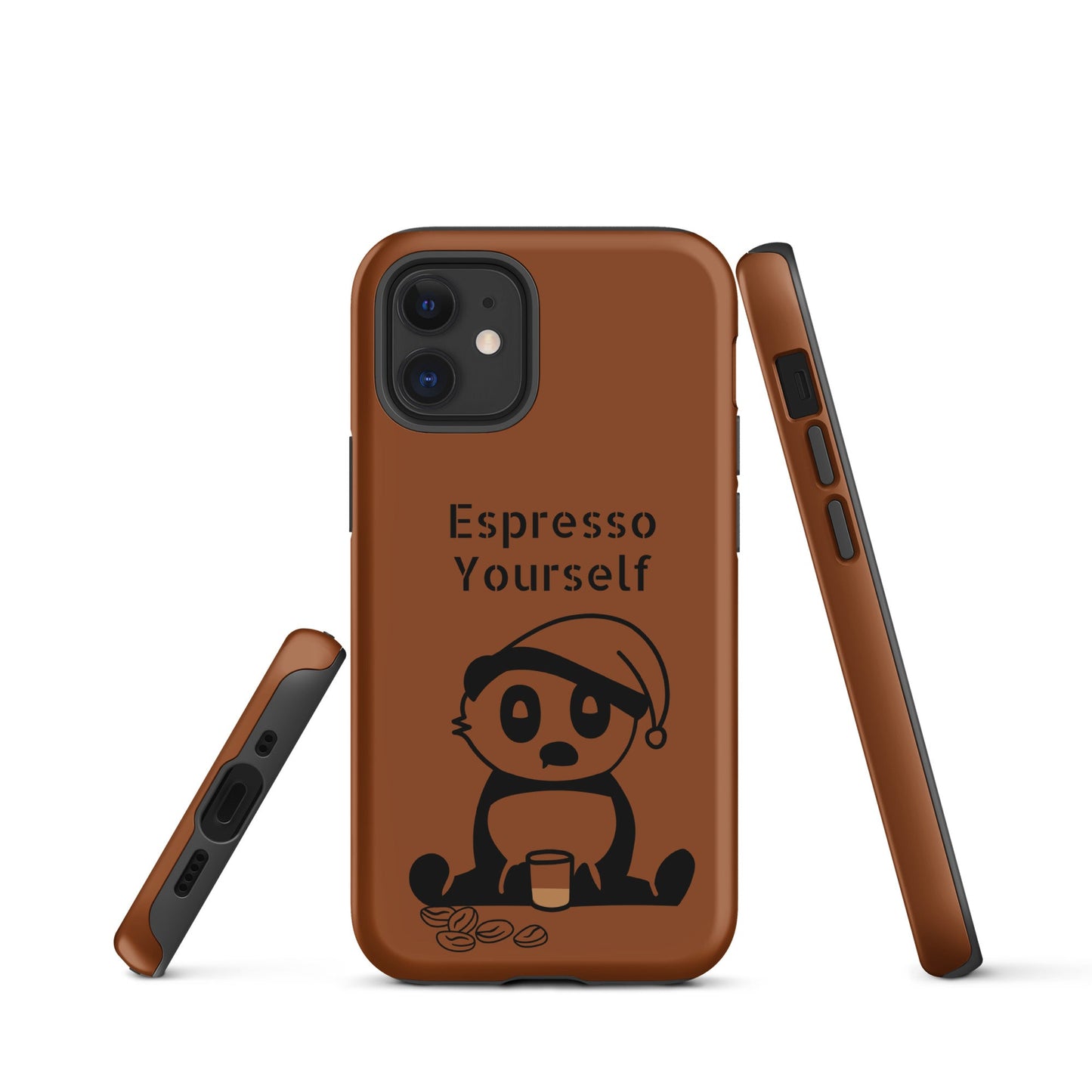 Tough Case for iPhone® - Espresso Yourself - Brown