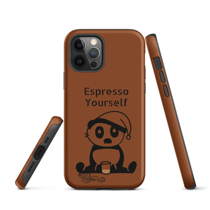 Tough Case for iPhone® - Espresso Yourself - Brown