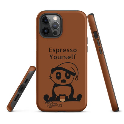 Tough Case for iPhone® - Espresso Yourself - Brown