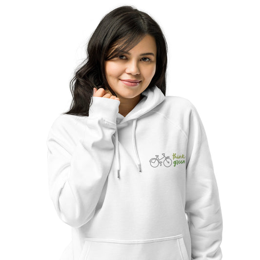 Unisex Eco Raglan Think Green Hoodie