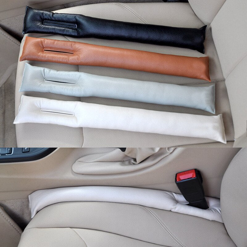 Universal Car Seat Side Gap Filler Pad PU Leather Strips