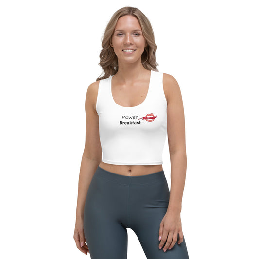 Women's Crop Top - Power Breakfast